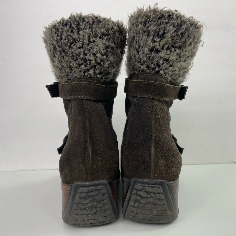 Aquatalia Brown Suede‎ Winter Boots